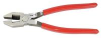 46C209 Linesman Pliers, 8 in L, 1-1/2 Jaw, Red