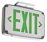 46C219 Exit Sign, Green, 1Side