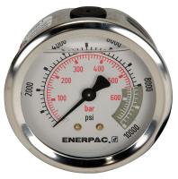 46C571 Pressure Gauge, 2-1/2 In, 0-10, 000psi