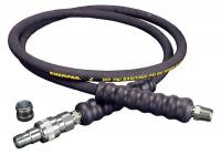 46C595 Hydraulic Hose, Rubber, 1/4, 6 Ft