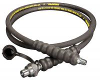 46C602 Hydraulic Hose, Rubber, 1/4, 6 Ft