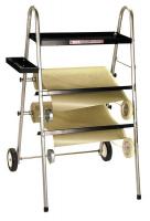 46D265 Mobile Paper Dispenser w/Cutter, W 20 In