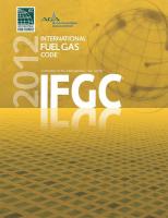 46F343 International Fuel Gas Code, 2012, Book