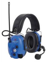 46F838 Electronic Ear Muff, 25dB, Blue