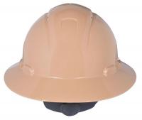 46G040 Hard Hat, Full Brim, 4pt. Ratchet, Tan