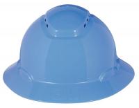 46G043 Hard Hat, Full Brim, 4pt. Ratchet, Blue
