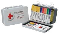 46G216 First Aid Kit, Prsnl/Wrkplc, 10 Prsn, Metal