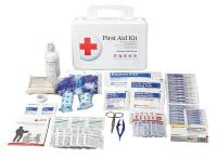 46G219 First Aid Kit, Prsnl/Wrkplc, 25 Prsn, Plstc
