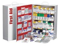 46G221 First Aid Kit, Wrkplc, 150 Prsn, Metal