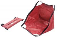 46P334 Rescue Seat, Burgundy, Vinyl, 4 Handles