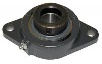 46R589 Ball Bearing, 2-Bolt Flange, Dia. 1-1/4 In