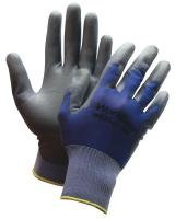 46T353 Coated Gloves, XL, Black, PR