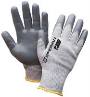 46T355 Coated Gloves, M, Black/Grey/White, PR