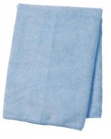 46U234 Microfiber Cloth, 16x16 In, Blue