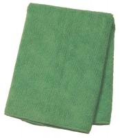 46U235 Microfiber Cloth, 16x16 In, Green