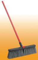 46U283 Push Broom w/Handle, Rough Surface, 65 In.