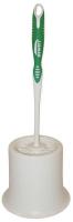 46U295 Round Toilet Bowl Brush w/Cup Caddy