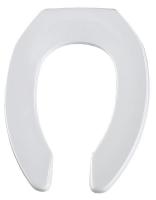 46W155 Toilet Seat, Open, Plastic, 18-3/8 In