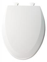 46W156 Toilet Seat, Closed, Molded Wood, 18-7/8 In
