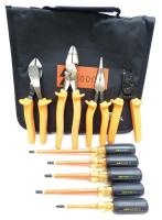 46W386 Insulated Tool Set, 9 Pc