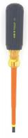 46W420 Insulated Screwdriver, Slotted, 7/32x8-3/4