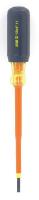 46W424 Insulated Screwdriver, Slotted, 1/8 x6-3/4