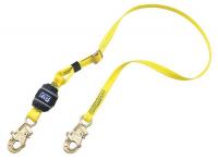 46W441 Lanyard, 1 Leg, Polyester, Yellow