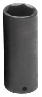 46W485 Impact Socket, 1/4 in Dr, 6 pt Deep, 14mm