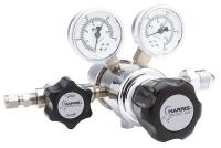 46Z534 Gas Regulator, Ar/N2/He, 580 CGA, 0-50 PSI