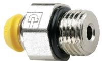 48A484 Male Connector, 3/8 In, Tube x BSPP, PK10