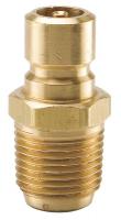 48C259 Valved Nipple, 3/8-18, Brass