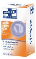 48H495 Powder Free Finger Cots, White, L, PK 50