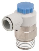 48J207 Speed Control Valve, 10mm Tube, 1/2 In