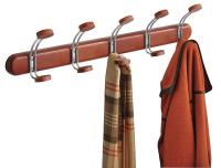 48J252 Coat Rack, 5 Hook, Cherry