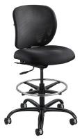 48J266 Stool, Steel, Black