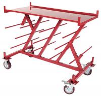 48L080 Wire Cart, 22 Shelves, 1500 Lb Capacity