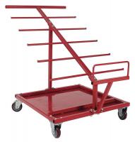 48L083 Wire Cart, 10 Shelves, 600 Lb Capacity