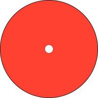 48W882 Phase Disc, Red, Round, 3In