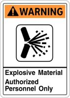 48W984 Warning Sign, 7 x 10In, Red/Black/White