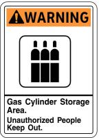 48W990 Warning Sign, 7 x 10In, Red/Black/White