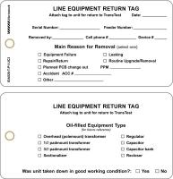 48X040 Information Tag, 6-1/4 x 3-1/8In, Blk/Wht