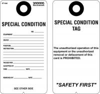 48X041 Information Tag, 6-1/4 x 3-1/8In, Blk/Wht