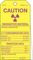 48X111 Caution Label, 6-1/4 x 3-1/8In, Prpl/Yllw