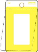 48X159 Blank Tag, 3 x 1-1/2In, Yellow, PK 25