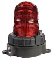 48Z702 Warning Light, Strobe, Red, 120VAC