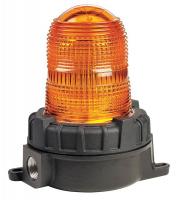 48Z703 Warning Light, Strobe, Amber, 12-24VDC