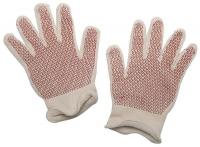 4A277 Hot Mill Gloves, White/Rust, XL, PR