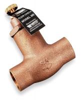 4A816 Flow Check Valve, 3/4 In, Sweat, Bronze