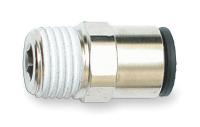 4GWH8 Male Connector, Tube 6mm, Pipe 1/4In, PK 10