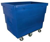 19D626 Recycle Cart, 12.6 cu ft, Blue